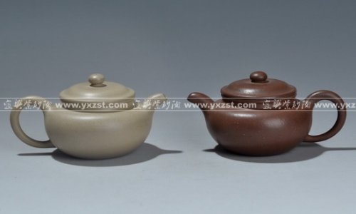 秦志强紫砂壶 仿古对壶 