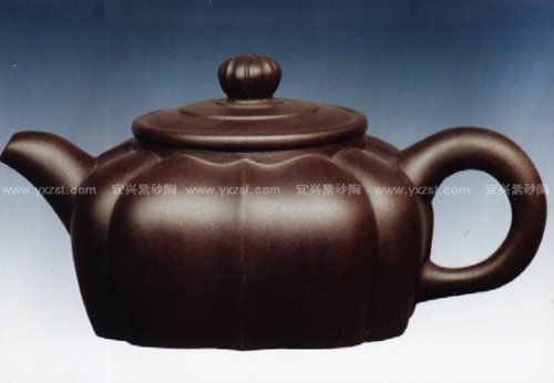 陈亚萍紫砂壶 菱花 