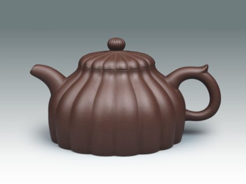 姜建荣紫砂壶 菊瓣 