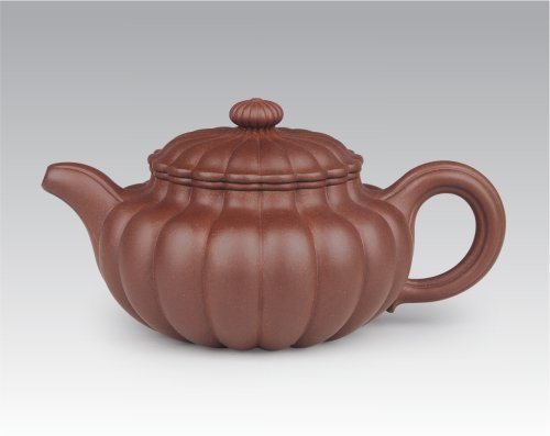 何其仙紫砂壶 仿古圆条 