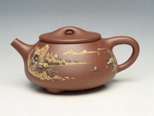 邵文紫砂壶 大石瓢 