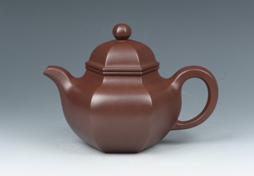 戴建明紫砂壶 六方掇球 