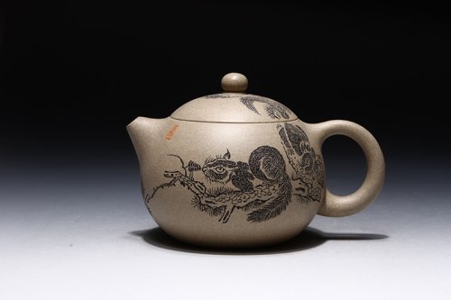 张黎强紫砂壶 西施壶 