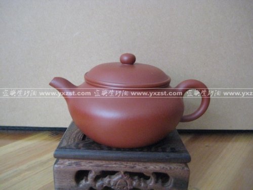 李作顺紫砂壶 朱泥小品二 