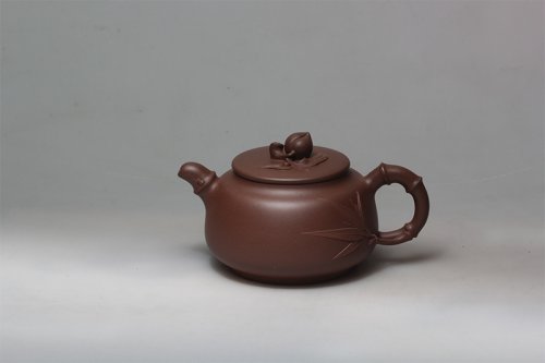 李霞紫砂壶 竹寿 