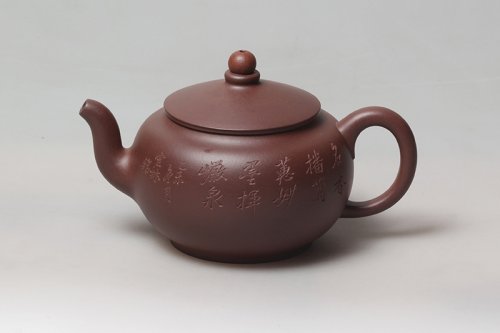 顾建芬紫砂壶 圆珠 