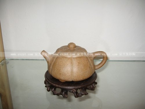 陈云岭紫砂壶 四季石瓢 