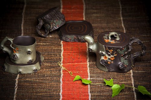 顾余根紫砂壶 《相得益彰》系列二 