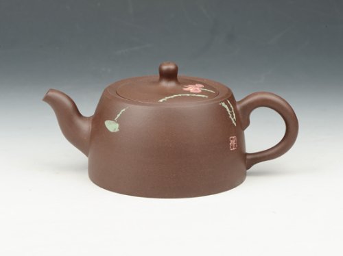 邵慧琴紫砂壶 井栏壶 350cc 原矿紫泥 