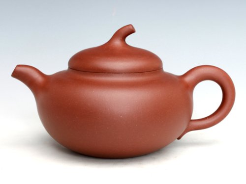 吴军虎紫砂壶 茄段（全手工制作） 