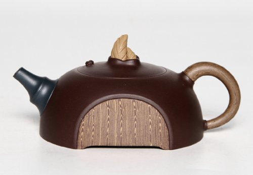 陈友林紫砂壶 笋壶 