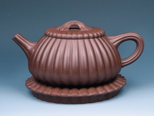 张丽妹紫砂壶 筋囊石瓢 
