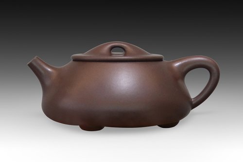 华建中紫砂壶 景舟石瓢 