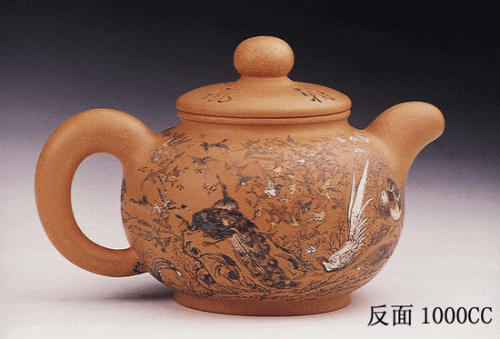 汪成林紫砂壶 百鸟朝凤2 