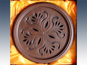 余中南紫砂壶 菊花 