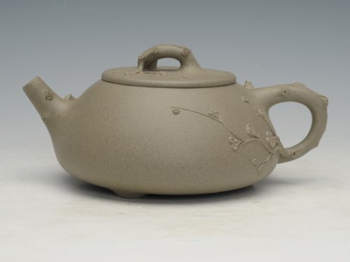 张太友紫砂壶 梅花石瓢壶青段 