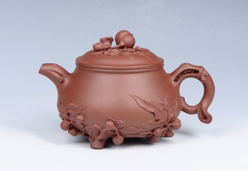 万庆元紫砂壶 盛桃壶 