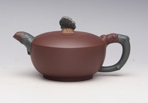 郭超刚紫砂壶 彩蝶 