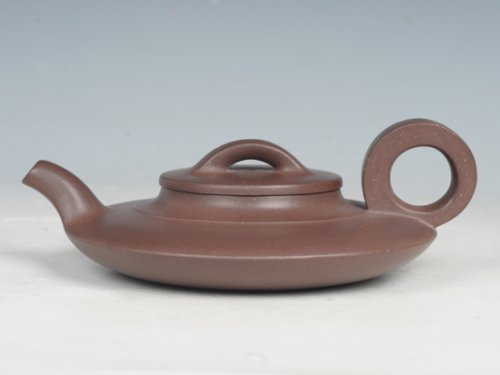 冯文娟紫砂壶 虚扁 