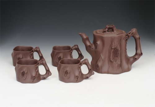 庄涵紫砂壶 梅桩套壶 (1) 副本 