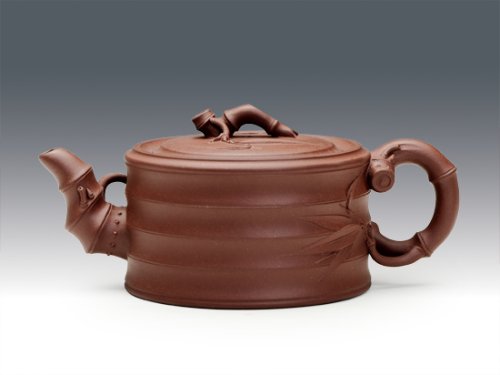 冯盘军紫砂壶 多节竹段 