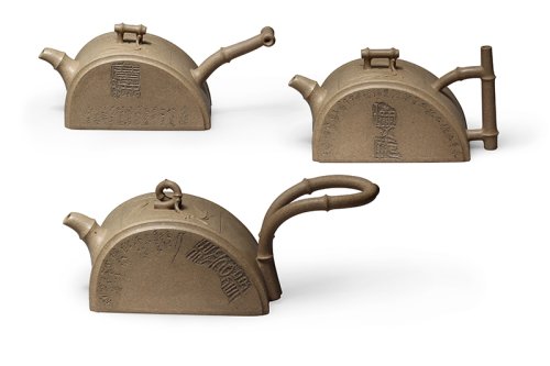 李霞紫砂壶 半月清风 