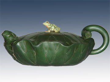 陈文南紫砂壶 荷乐 