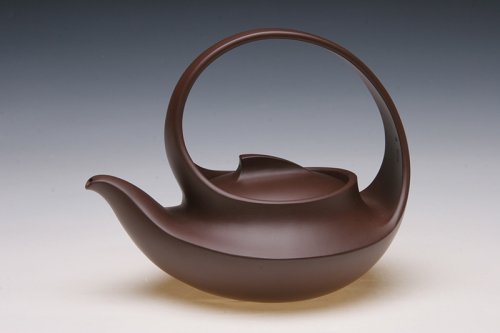 汪寅仙紫砂壶 曲壶 