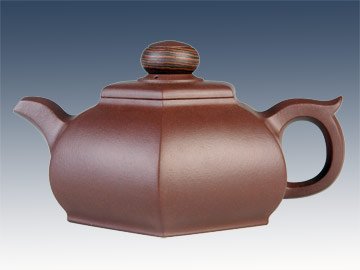 陈福新紫砂壶 汉六方 