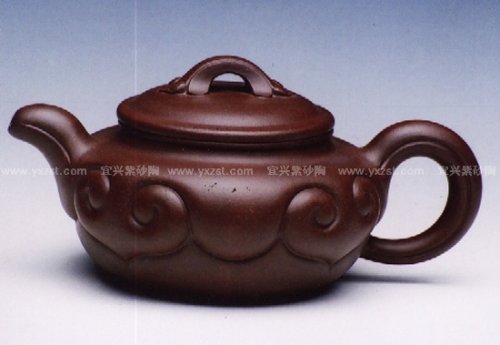 周伯娟紫砂壶 仿古如意 
