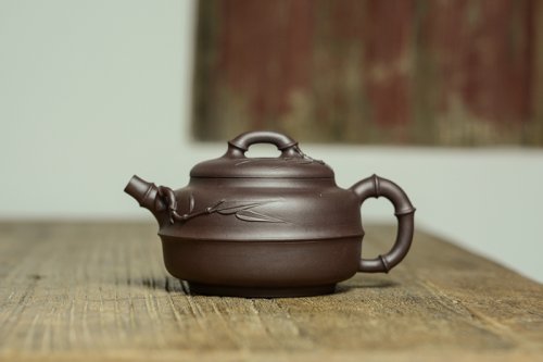 王晨紫砂壶 祥竹 