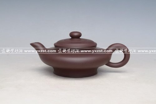 周寅健紫砂壶 虚扁 