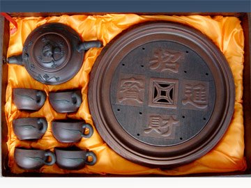 余中南紫砂壶 招财进宝 