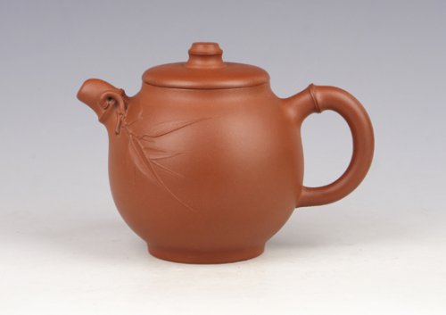 孟小军紫砂壶 文竹清水泥 