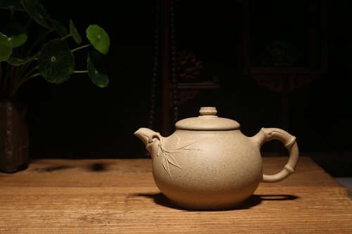 邵云紫砂壶 雅竹 