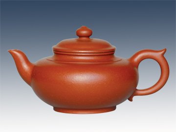 潘伯民紫砂壶 朱泥笑樱 