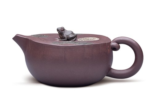 储集泉紫砂壶 荷塘系列-荷塘月色 
