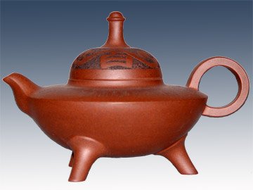 周俊紫砂壶 三脚铜鼎周顺荣 