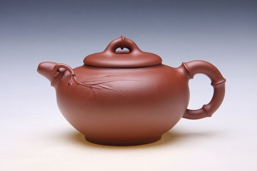 钱群兰紫砂壶 竹节 