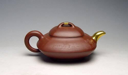 沈寅华紫砂壶 四方合欢壶 