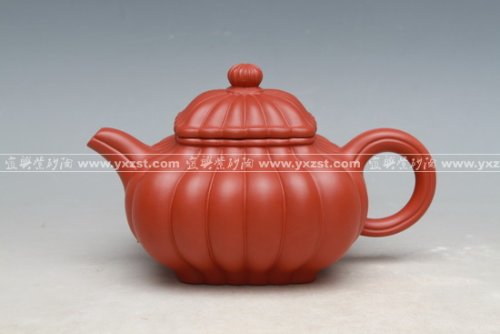 陈运财紫砂壶 锦囊石瓢 