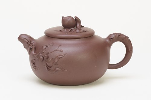 路学峰紫砂壶 紫桃缘 