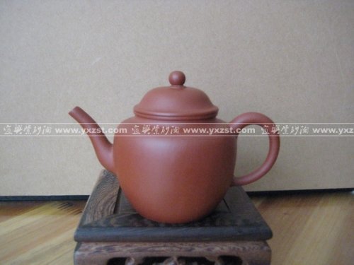 李作顺紫砂壶 朱泥小品三 