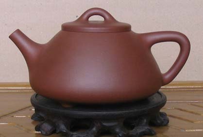 赵明敏紫砂壶 子冶石瓢壶 