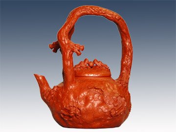 许双军紫砂壶 供春九龙提梁 