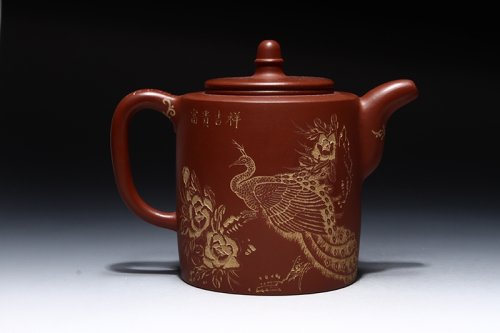 张黎强紫砂壶 富贵吉祥 