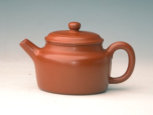 高建中紫砂壶 朱泥德钟 