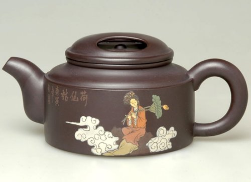 陈正初紫砂壶 八仙过海之何仙姑 