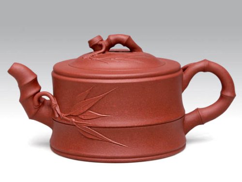 严志军紫砂壶 小竹段  泥料：原矿清水泥  容量：180CC 