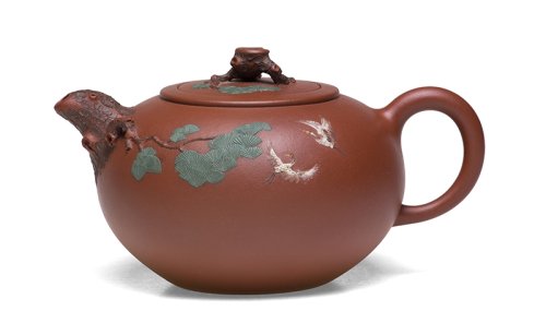 赵曦鹏紫砂壶 延年壶 